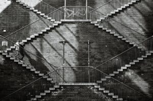 stairs, stages, zig zag, railing, rise, wall, stone stairway, template, architecture, the shade, black-and-white, lanterns, zig zag, zig zag, zig zag, zig zag, zig zag